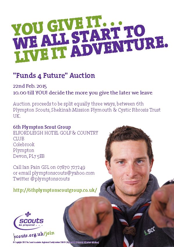 6th Plympton Scouts hold charity auction