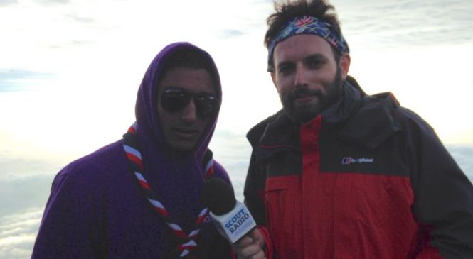 WSJ2015: Deputy Youth Commissioner Jagz interviewed at top of Mount Fuji
