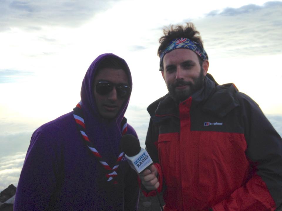 WSJ2015: Deputy Youth Commissioner Jagz interviewed at top of Mount Fuji