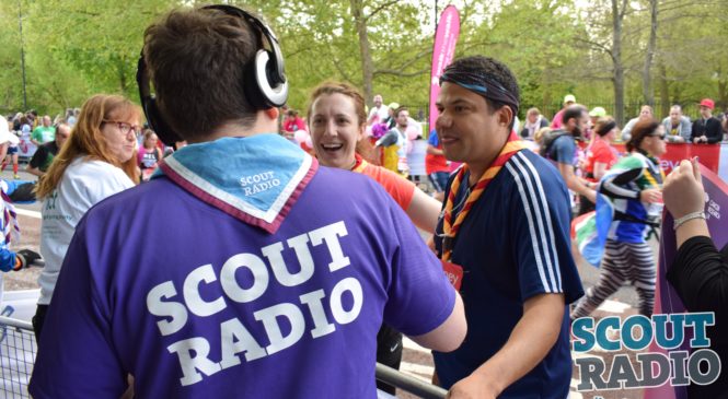 Scout Radio at the London Marathon 2017